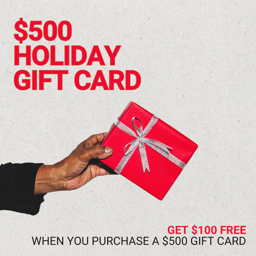 $100 Holiday Gift Card (Purchase this to get $20 Free)