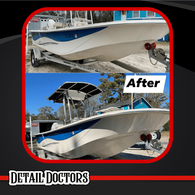 Boat & Jet Ski Detailing (Premium Hand Wash, Wax, Interior, Paint Correction Additions) Detail Doctor's
