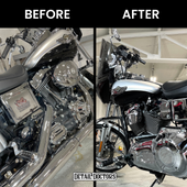 Ultimate Bike Detail – Steam-Cleaned, Hand-Polished & Waxed